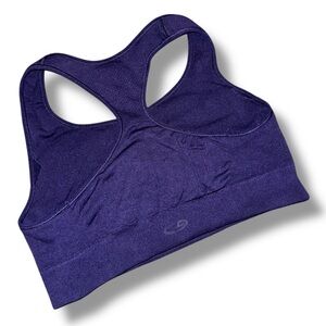 Champion Sports Bra Purple Racerback Wireless Athletic Gym Women 2XL